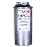 Titan HD Round Run Capacitor, 40+5 MFD, 440/370V