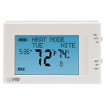 LuxPro Touch Screen Thermostat, 7 Day, 2H1C
